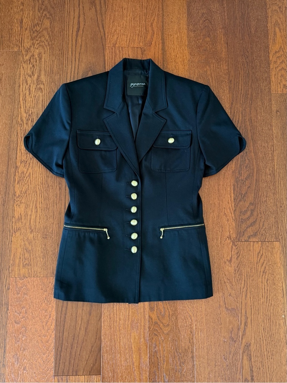 Vintage Georges Marciano Short Sleeve Blazer Jacket - Picture 6 of 9